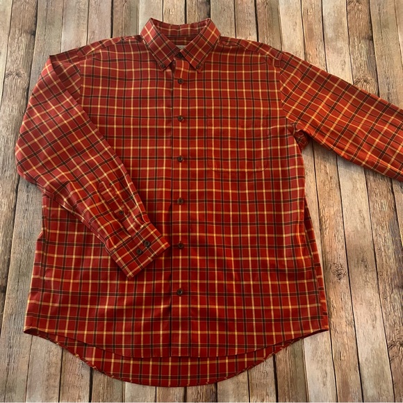 Cabela's Shirts Cabelas Mens Long Sleeve Plaid Button Down Shirt